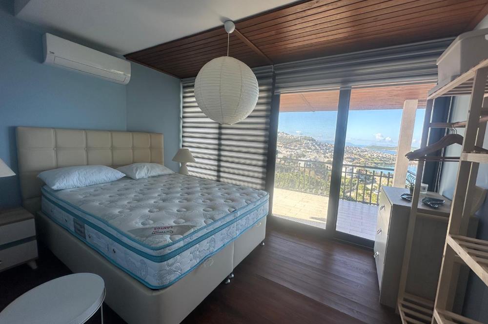 Bodrum Yalıkavak Plajlı Site Deniz Manzaralı Satılık Villa