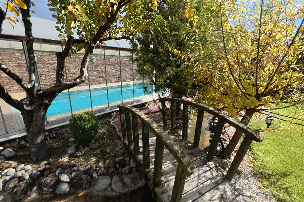 Ankara Elmadağda Havuzlu, Ağaç Evli, At Ahırlı Hobi Villası