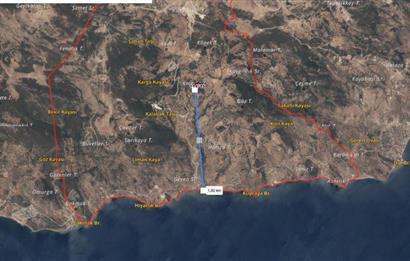 AYVACIK BADEMLİ ALTINDA 10856 M2 YATIRIMLIK SATILIK TARLA