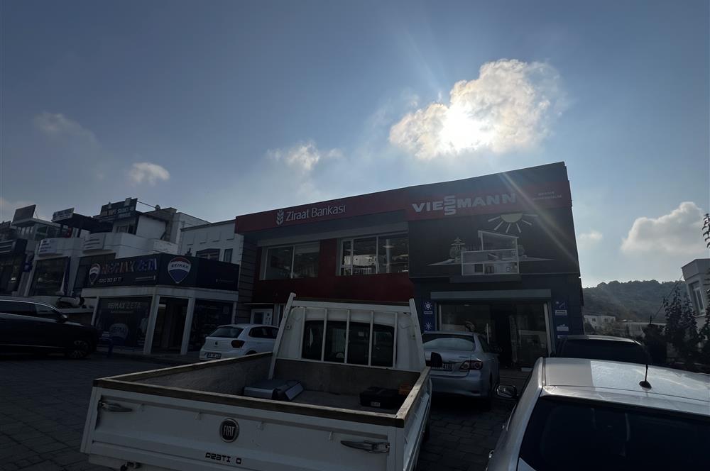 Bodrum Ortakent Midtown Avm karşısı anayolda 150m2 kiralık dükkan & iş yeri