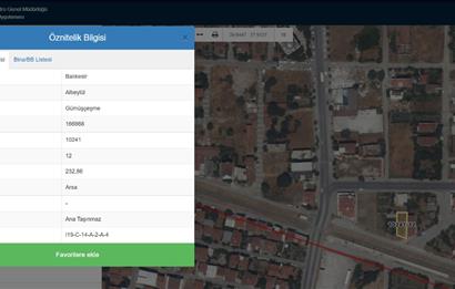 CENTURY21 BAL DANIŞMANLIK'DAN GÜMÜŞÇEŞME   MAHALLESİ  ÜÇ KAT İMARLI SATILIK ARSA