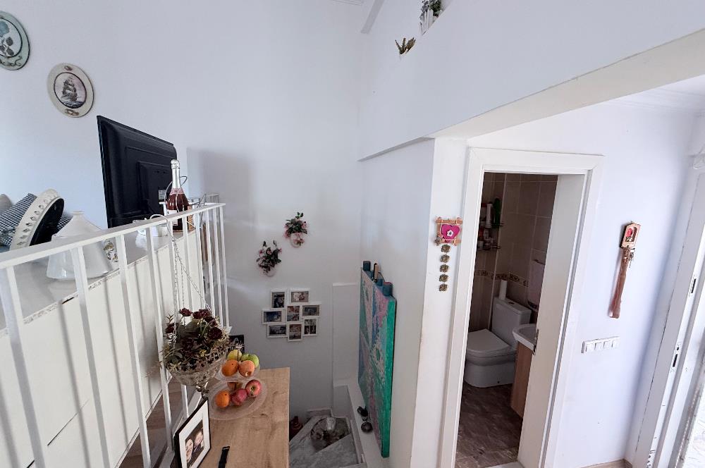 Bodrum günbatımı sitesinde deniz manzaralı dubleks