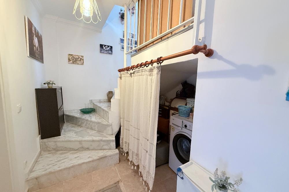 Bodrum günbatımı sitesinde deniz manzaralı dubleks