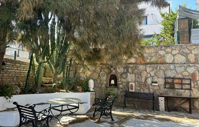 Bodrum Torba da Deniz Manzaralı Kiralık Bahçeli Villa