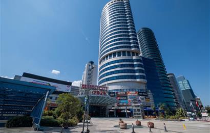 Levent Kiralık Ofis Metrocity 22.Kat Deniz Manzaralı 207m2 Dekorasyonlu Ofis;