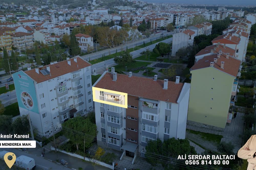 C21 Bal'dan Adnan Menderes Mah.'de Satılık 3+1 Daire