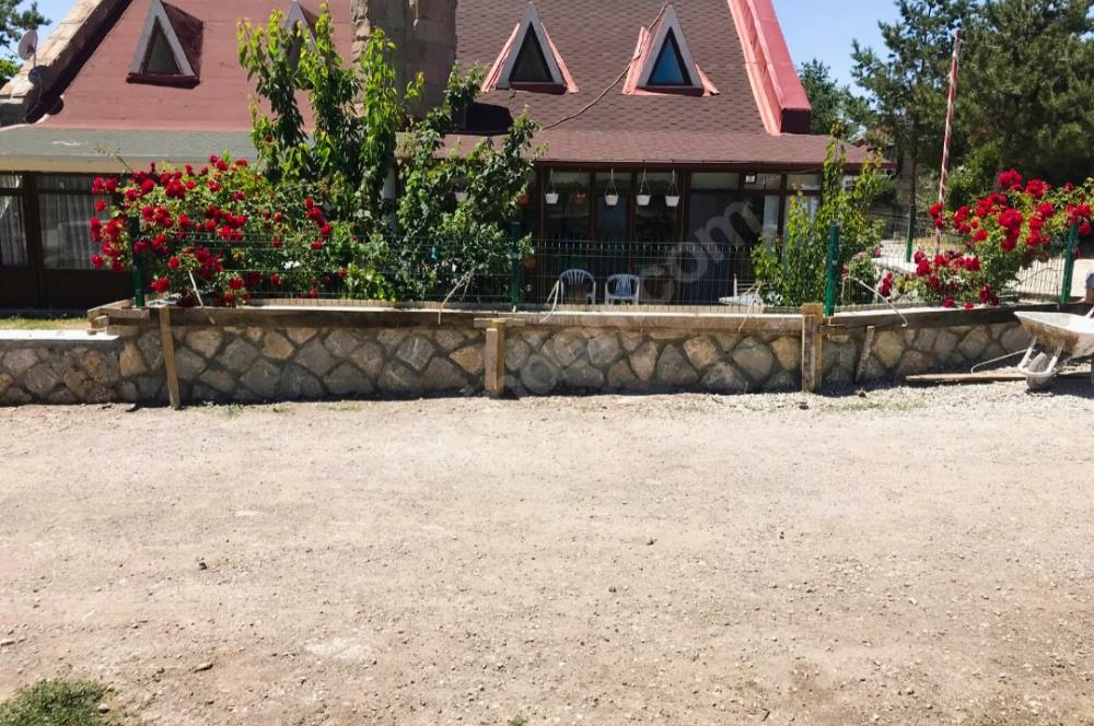 Elmadağ Kayak Merkezi - Güvenlikli Sitede İskanlı Eşyalı Taş Ev