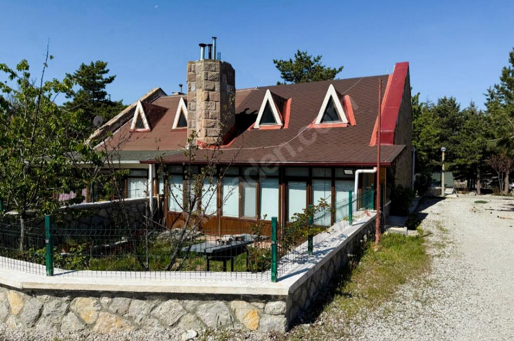 Elmadağ Kayak Merkezi - Güvenlikli Sitede İskanlı Eşyalı Taş Ev