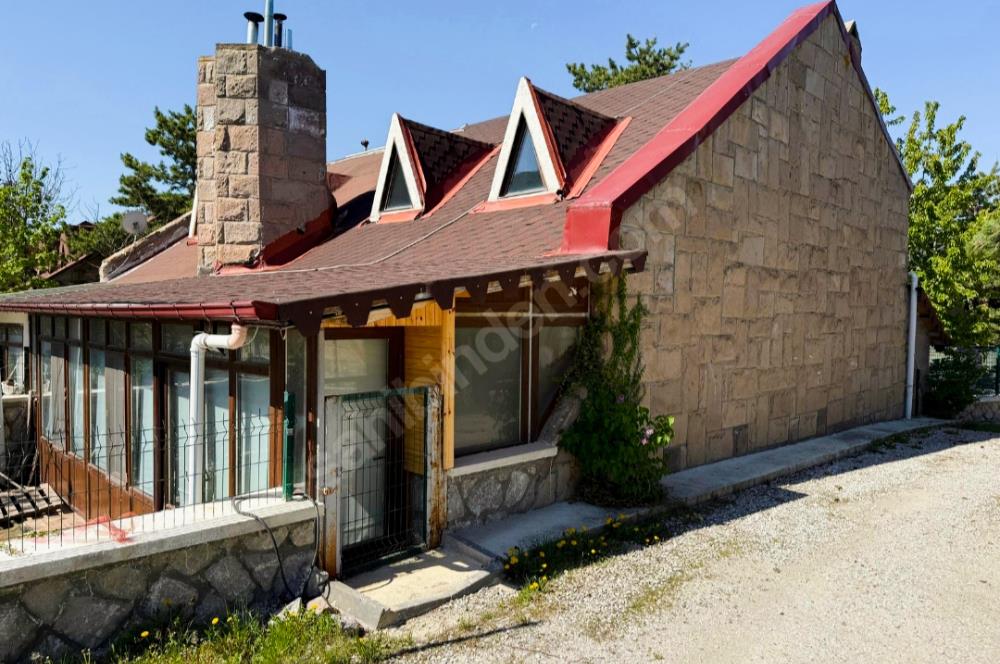 Elmadağ Kayak Merkezi - Güvenlikli Sitede İskanlı Eşyalı Taş Ev