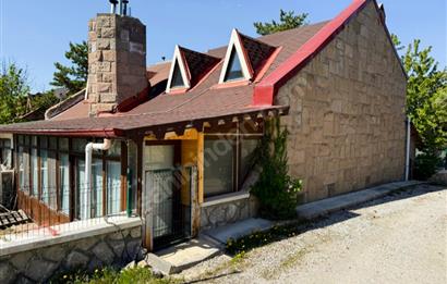 Elmadağ Kayak Merkezi - Güvenlikli Sitede İskanlı Eşyalı Taş Ev