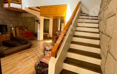 Elmadağ Kayak Merkezi - Güvenlikli Sitede İskanlı Eşyalı Taş Ev