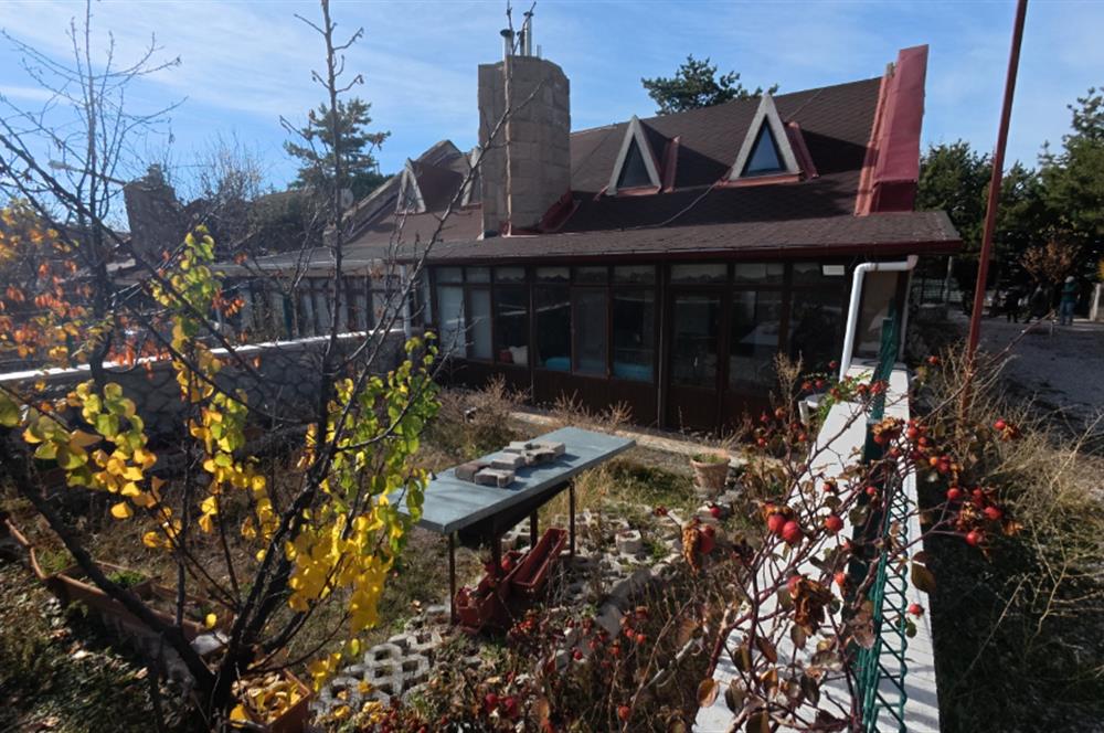 Elmadağ Kayak Merkezi - Güvenlikli Sitede İskanlı Eşyalı Taş Ev