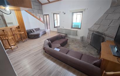 Elmadağ Kayak Merkezi - Güvenlikli Sitede İskanlı Eşyalı Taş Ev