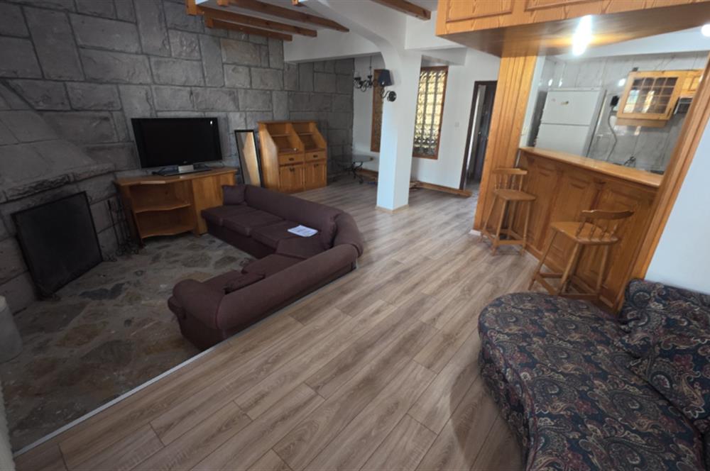 Elmadağ Kayak Merkezi - Güvenlikli Sitede İskanlı Eşyalı Taş Ev