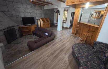 Elmadağ Kayak Merkezi - Güvenlikli Sitede İskanlı Eşyalı Taş Ev