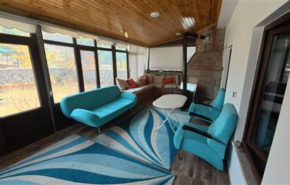 Elmadağ Kayak Merkezi - Güvenlikli Sitede İskanlı Eşyalı Taş Ev