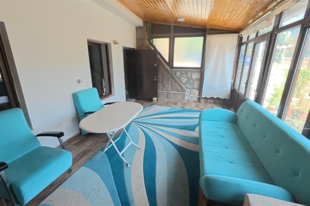 Elmadağ Kayak Merkezi - Güvenlikli Sitede İskanlı Eşyalı Taş Ev