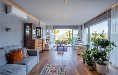 Adabükü Panoramik Deniz ve Koy Manzaralı Satılık Müstakil Villa