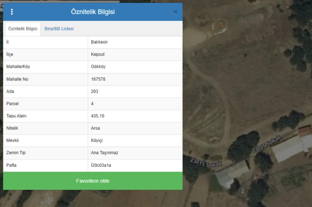Century21 Bal Dan Kepsut Gökköy'de İmarlı Arsa