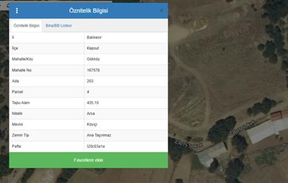 Century21 Bal Dan Kepsut Gökköy'de İmarlı Arsa