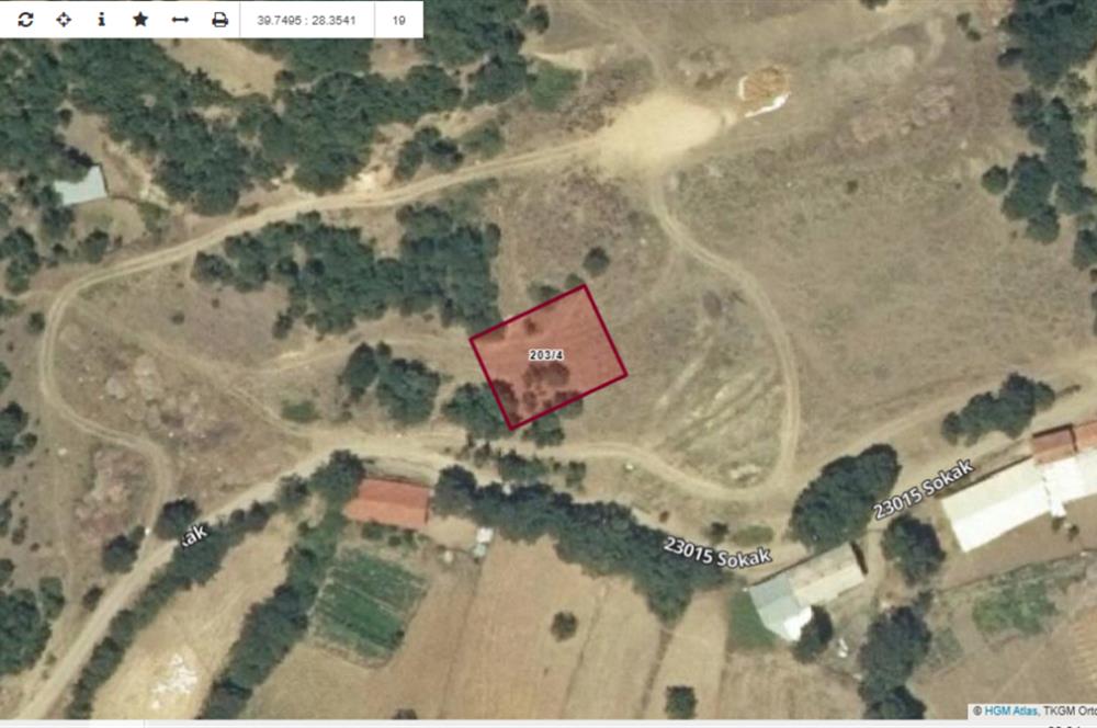 Century21 Bal Dan Kepsut Gökköy'de İmarlı Arsa