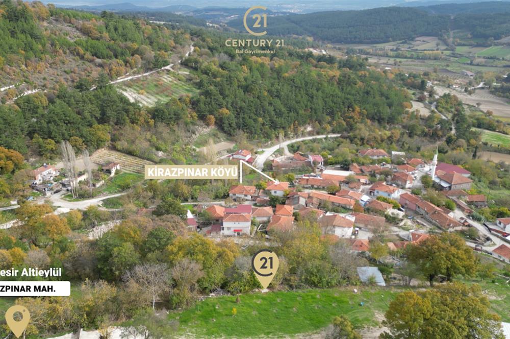 C21 BAL'dan ALTIEYLÜL KİRAZPINAR KÖYÜNDE SATILIK ARSA