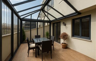 C21'DEN KAPATILABİLR KIŞ BAHÇELİ,GENİŞ KULLANIMLI 2+1 BAHÇE KATI