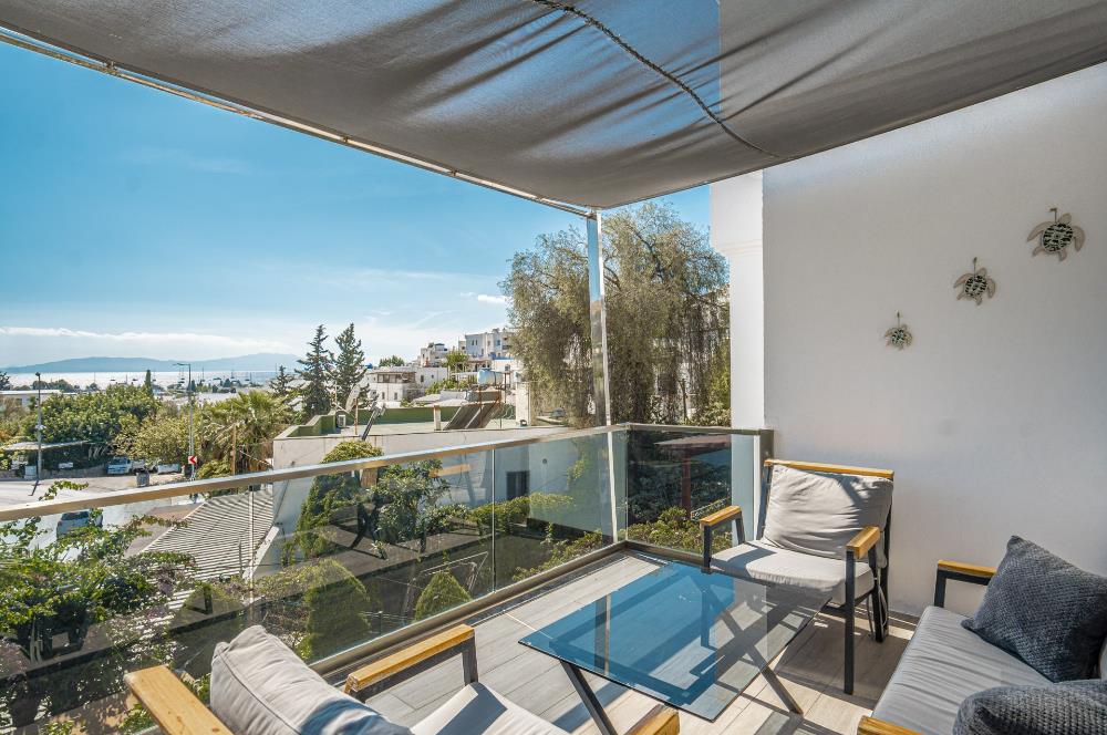 Bodrum Umurca'da Deniz Manzaralı Özel Bahçeli Satılık 3+1 Villa