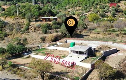 DATÇA HIZIRŞAH MAH.SATILIK 710 M2 YATIRIMLIK TARLA  