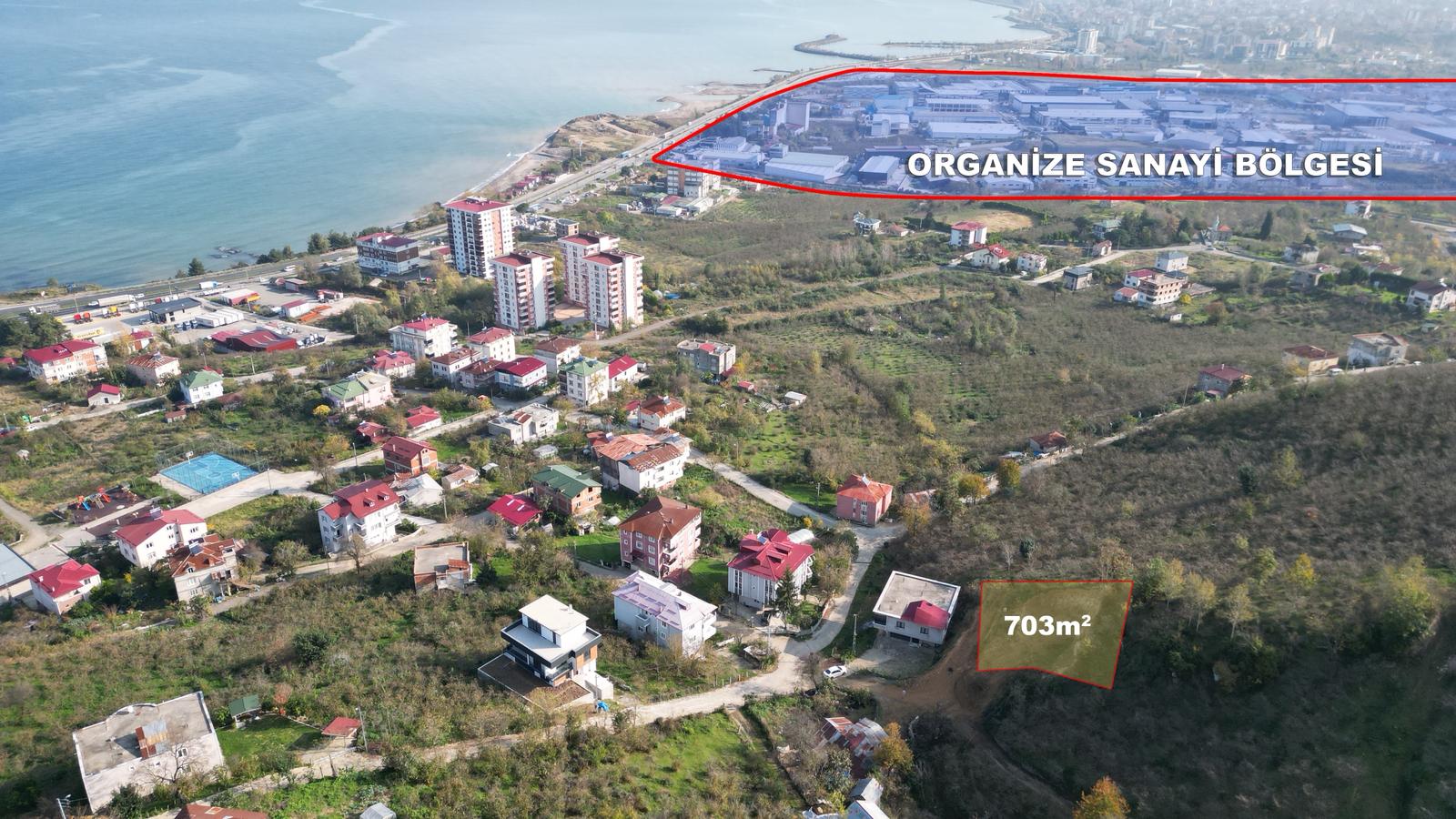 CENTURY 21'DEN PİRAZİZ'DE 703 m² PANORAMİK MANZARALI ARSA!