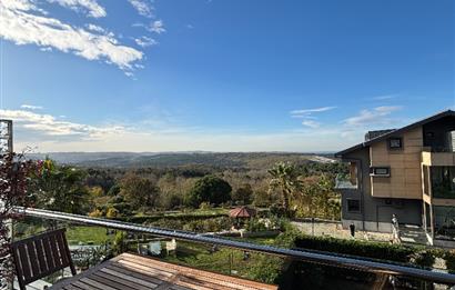 Demirciköy'de Eşsiz Doğa ve Deniz Manzaralı Lüks Çatı Dubleksi