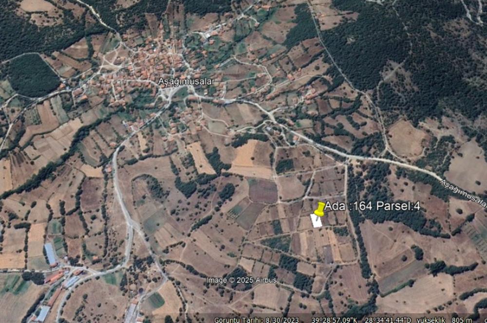 BALIKESİR-DURSUNBEYDE AŞAĞIMUSALAR' DA SATILIK ARSA