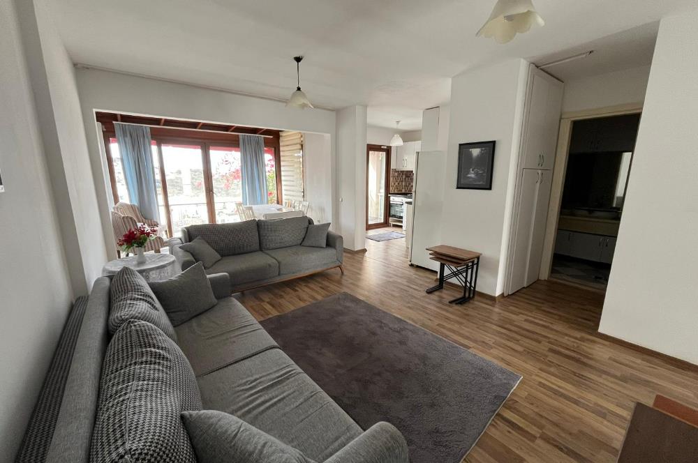 Turgutreis Karabağ'da Kiralık Deniz Manzaralı Daire