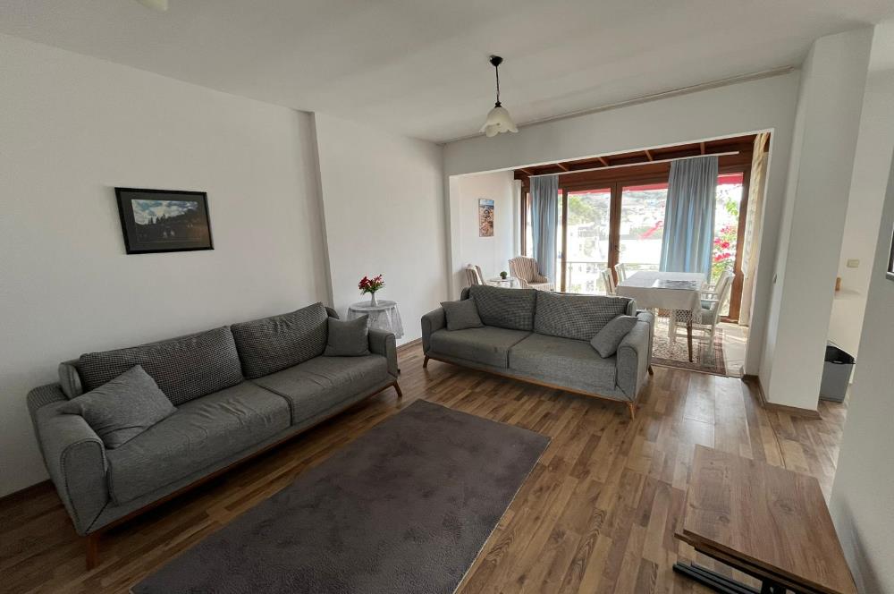 Turgutreis Karabağ'da Kiralık Deniz Manzaralı Daire