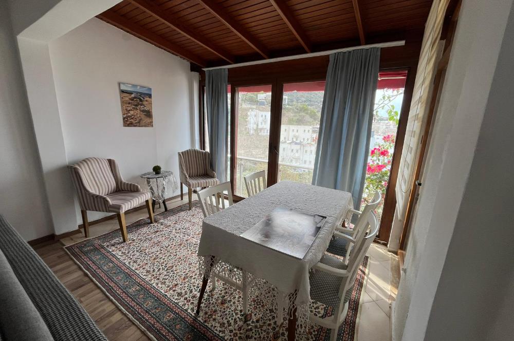 Turgutreis Karabağ'da Kiralık Deniz Manzaralı Daire