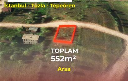 TEPEÖREN VİLLALAR BÖLGESİNDE VİLLA İMARLI SATILIK ARSA