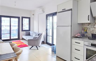 DATÇA MERKEZDE YILLIK KİRALIK 1+1 GENİŞ DAİRE