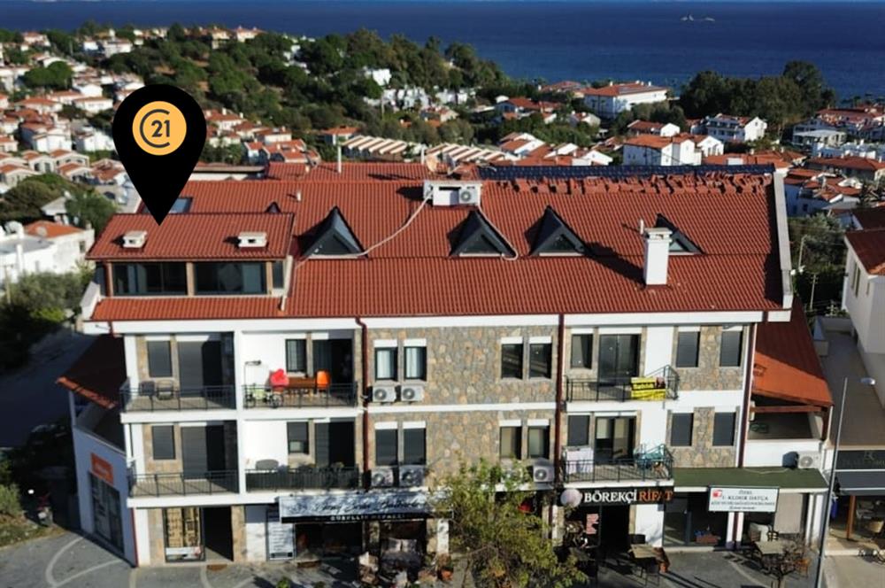 DATÇA MERKEZDE YILLIK KİRALIK 1+1 GENİŞ DAİRE