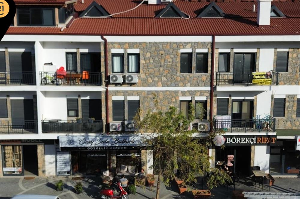 DATÇA MERKEZDE YILLIK KİRALIK 1+1 GENİŞ DAİRE