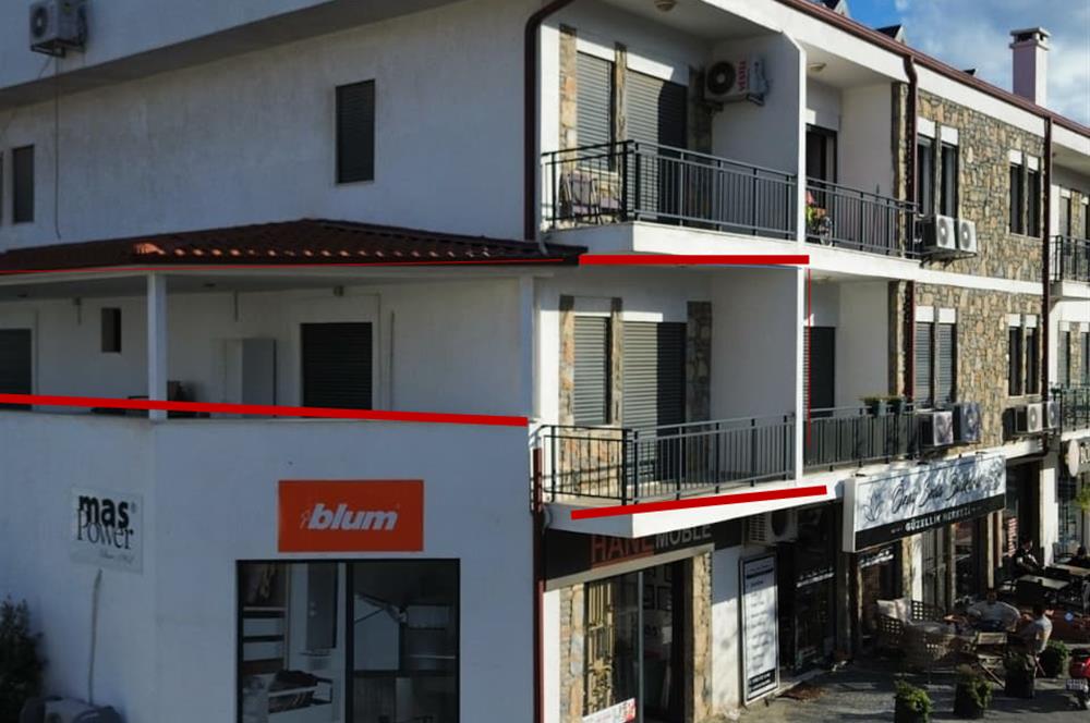 DATÇA MERKEZDE YILLIK KİRALIK 1+1 GENİŞ DAİRE