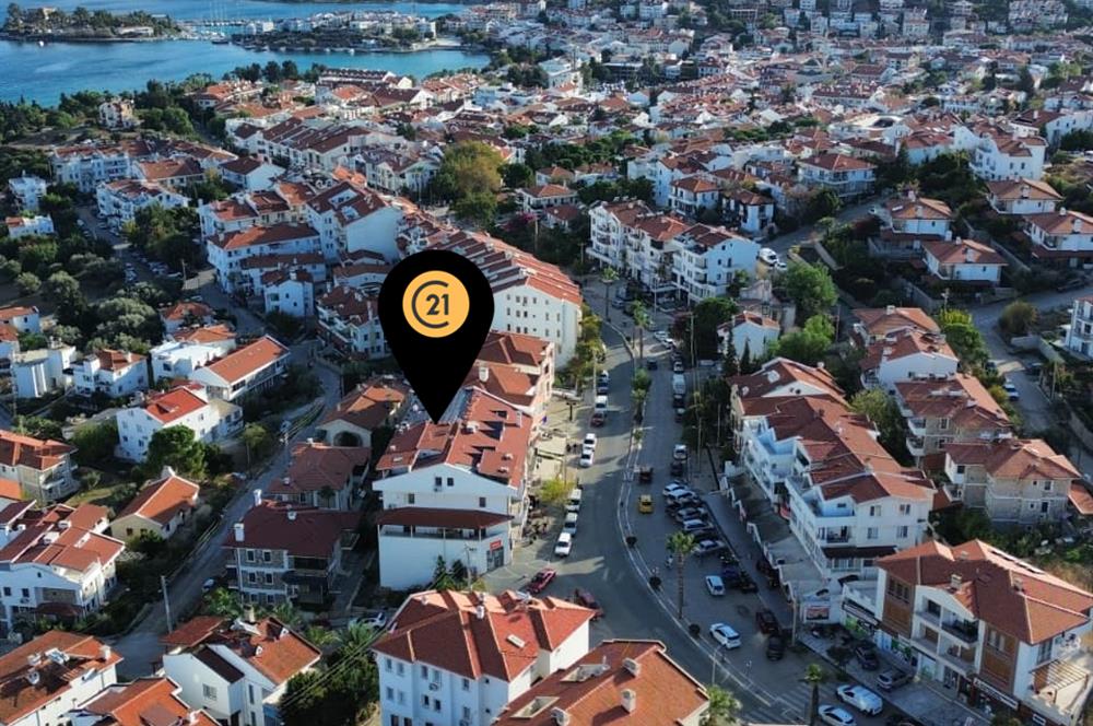 DATÇA MERKEZDE YILLIK KİRALIK 1+1 GENİŞ DAİRE