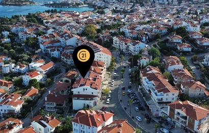 DATÇA MERKEZDE YILLIK KİRALIK 1+1 GENİŞ DAİRE