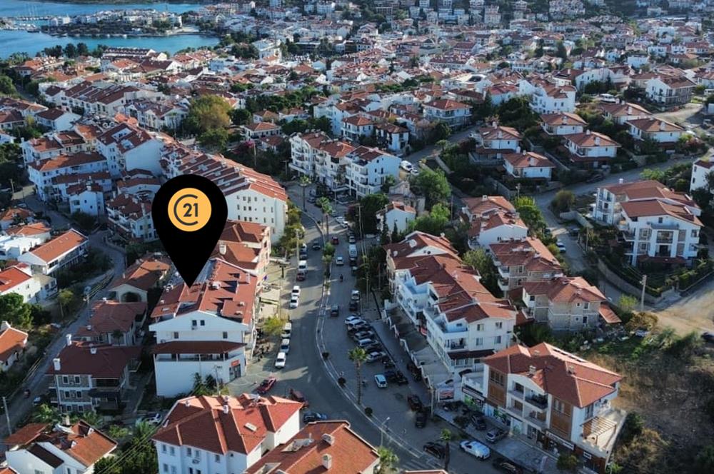 DATÇA MERKEZDE YILLIK KİRALIK 1+1 GENİŞ DAİRE