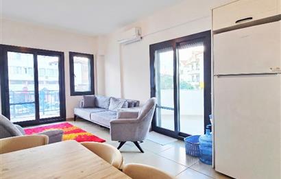 DATÇA MERKEZDE YILLIK KİRALIK 1+1 GENİŞ DAİRE