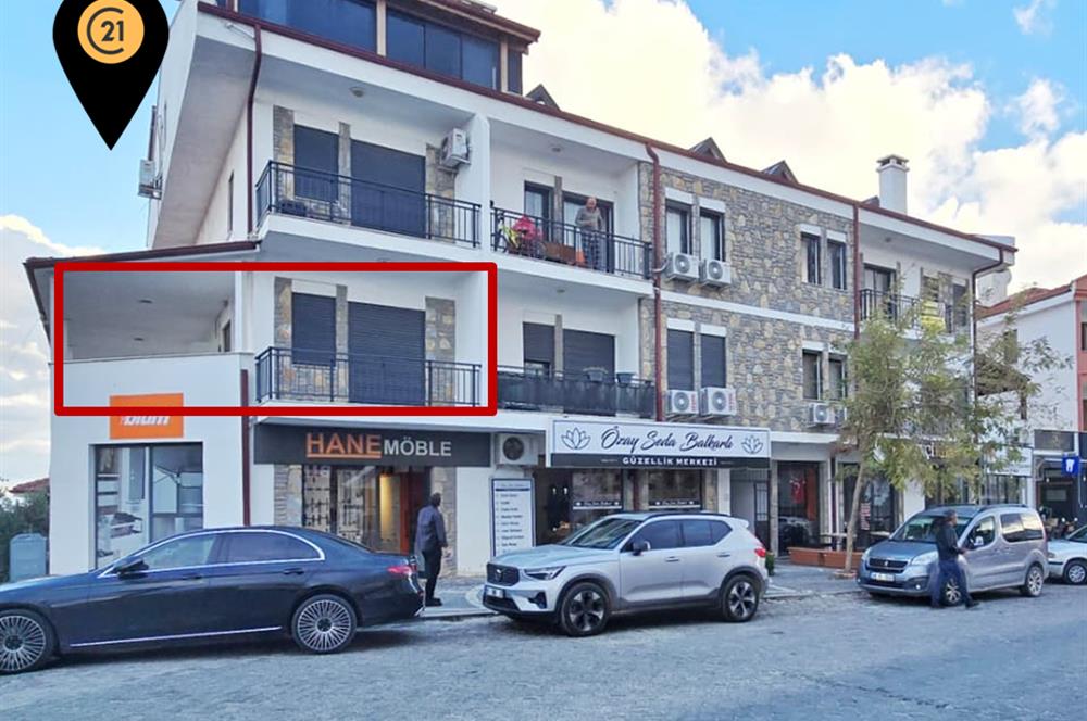 DATÇA MERKEZDE YILLIK KİRALIK 1+1 GENİŞ DAİRE