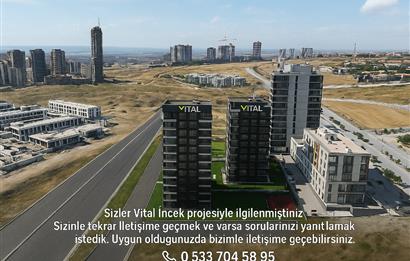 BEYTEPE VİTAL İNCEK PROJESİ SATILIK ARAKAT 4+1 SIFIR DAİRE