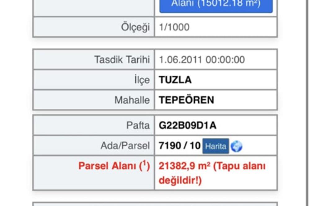Tepeören 'de Yatırım Bölgesinde Satılık 200 m² Hisseli Arsa