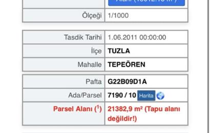 Tepeören 'de Yatırım Bölgesinde Satılık 200 m² Hisseli Arsa