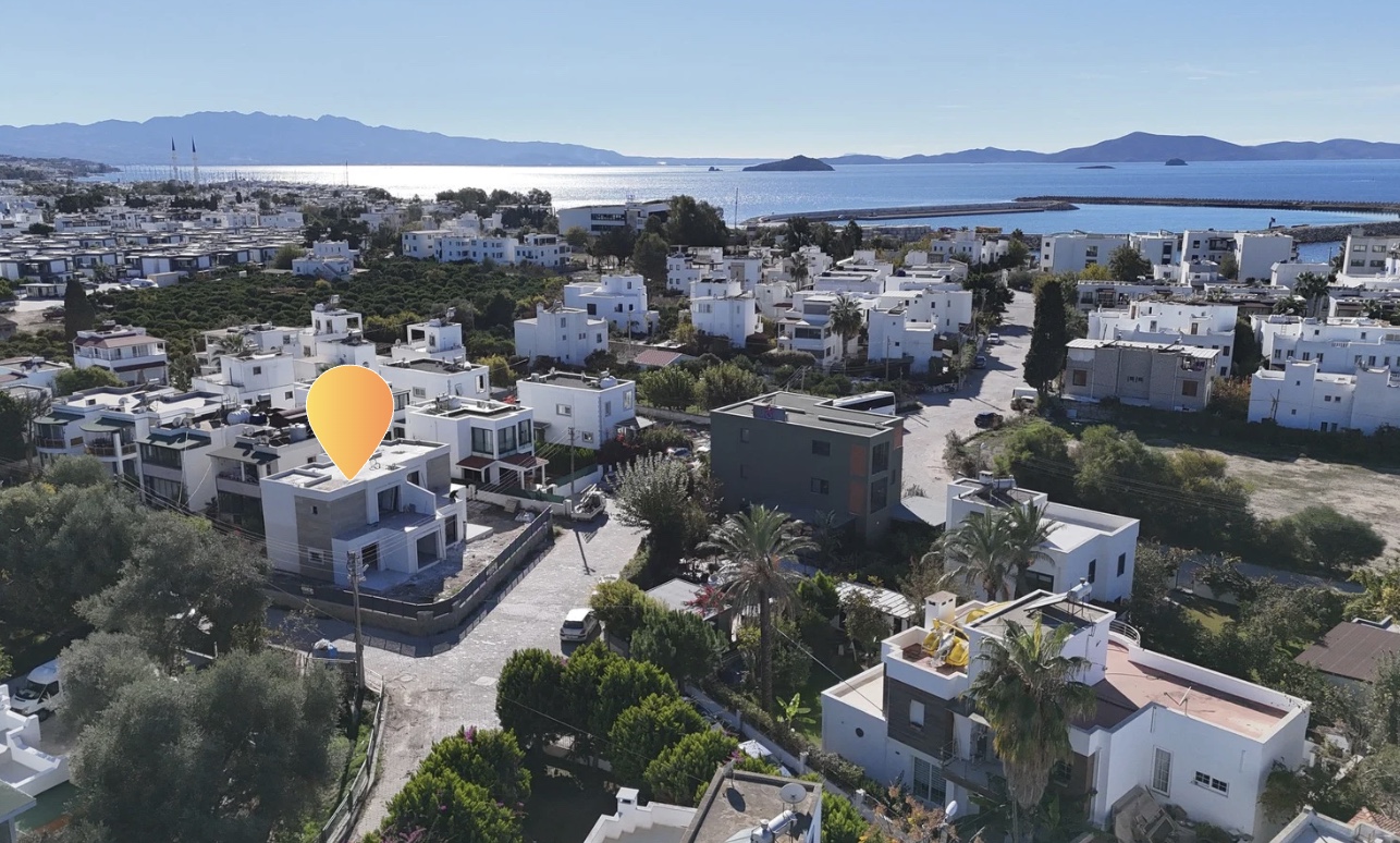 Turgutreis Bahçelievler Denize Yakın 3+1 Sıfır Villalar