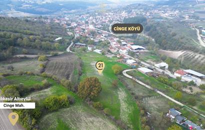C21 BAL'DAN BALIKESİR CİNGE MH// ALT YAPISI OLAN// 1288 M² ARSA